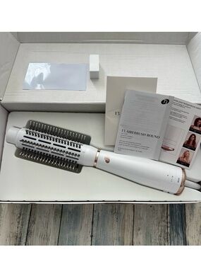T3 AireBrush Round One-Step Smoothing & Volumizing Hair Dryer Brush 2.5” White